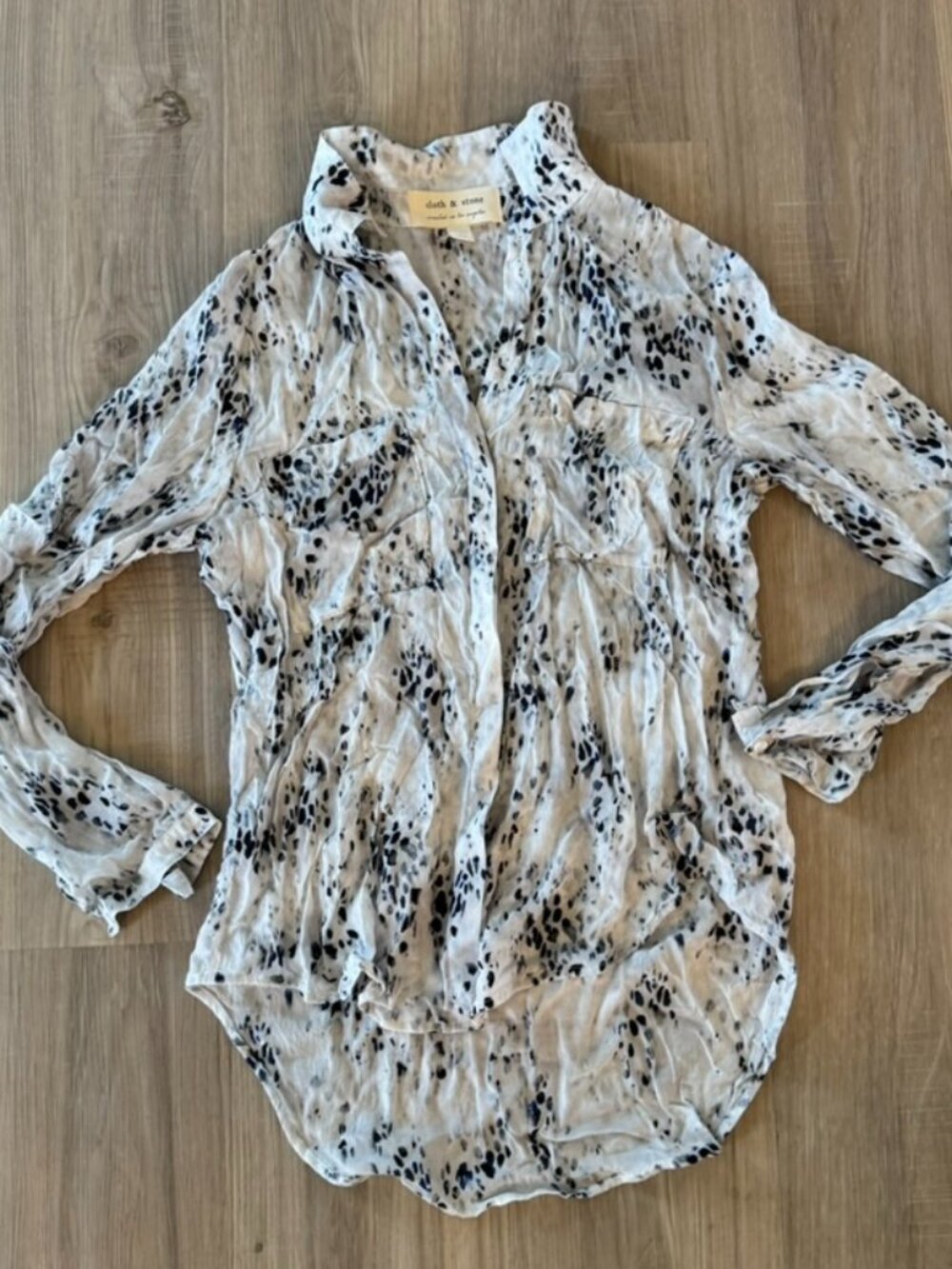 CLOTH & STONE women's button down shirt top size XS